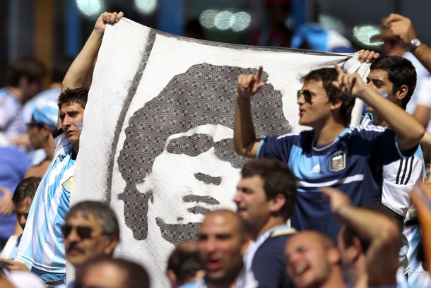 Mirá el color argentino en las tribunas del estadio Mineirao de Belo Horizonte