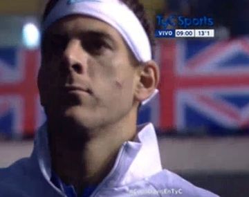 VIDEO: Del Potro fue ovacionado de pie por los británicos