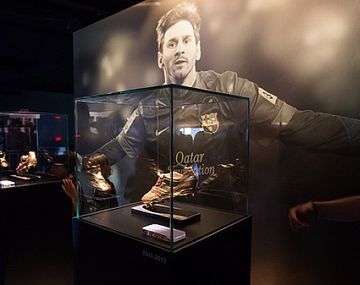 Messi tiene su espacio en el Museo del Barcelona