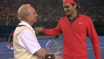 roger federer peloteo con una leyenda del tenis roger federer peloteo con una leyenda del tenis