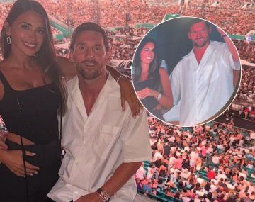 Messi y Antonela fueron al recital de Coldplay en Miami: salieron en la kisscam