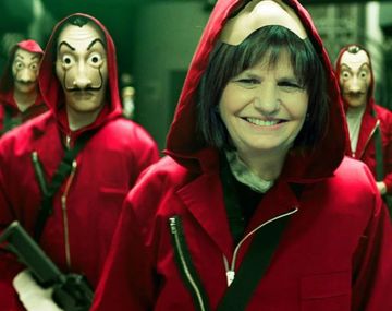 ¿No vio la serie? La banda que Patricia Bullrich comparó con La casa de papel