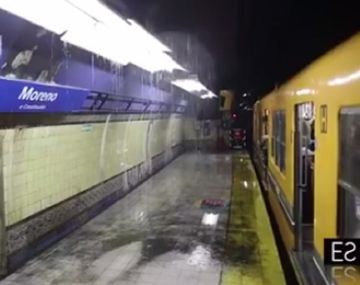 Así quedó la línea C de Subte tras el fuerte temporal en la Ciudad