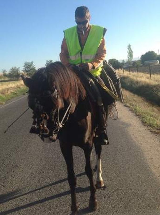 De España a Alemania a caballo para conseguir trabajo