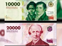 Se supo cuándo entrarán en circulación los billetes de $10.000 y $20.000