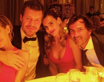 Tinelli y Guillermina Valdés