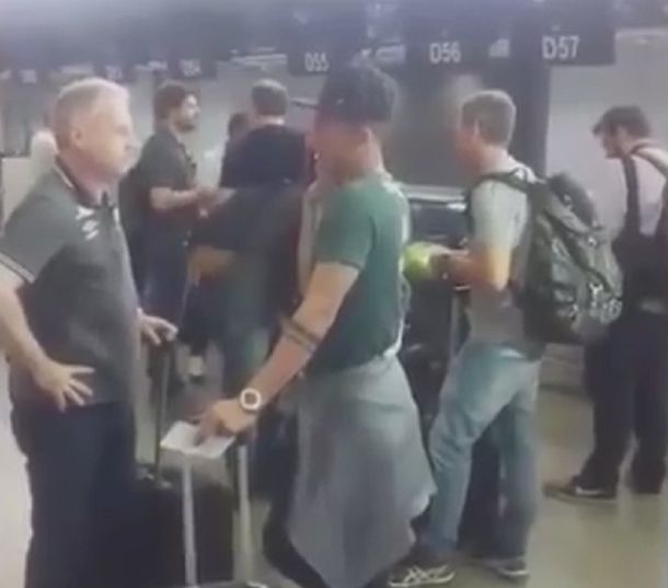 Los jugadores de Chapecoense