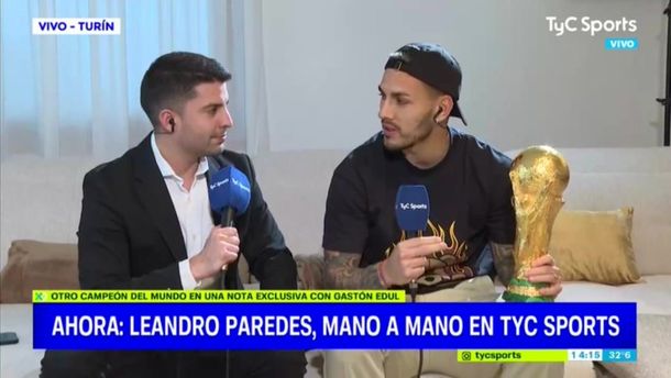 Paredes sobre la llegada de los europibes a la Selección: Si alguno tiene una duda...