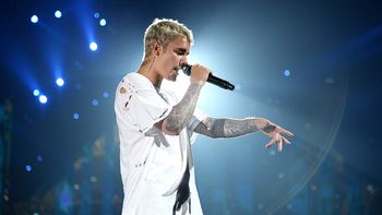 Justin Bieber en uno de sus shows Justin Bieber en uno de sus shows