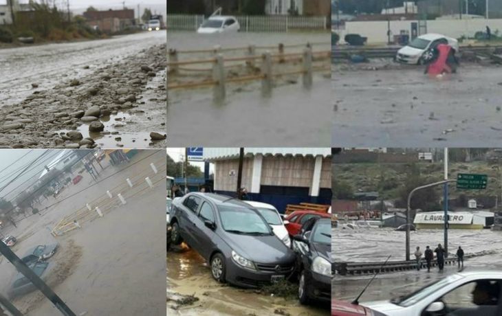 El temporal arrasó Comodoro