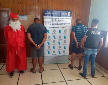 La Plata: Papá Noel atrapó a un fugitivo en Nochebuena
