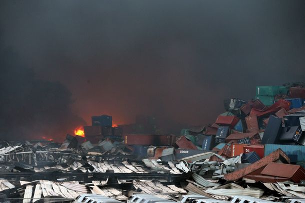 Imágenes de la tragedia China