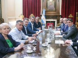 La reunión entre diputados de LLA y el PRO. La reunión entre diputados de LLA y el PRO.