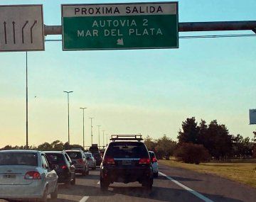 Caos en Ruta 2 hacia la Costa Atlántica por el éxodo turístico de Fin de Año
