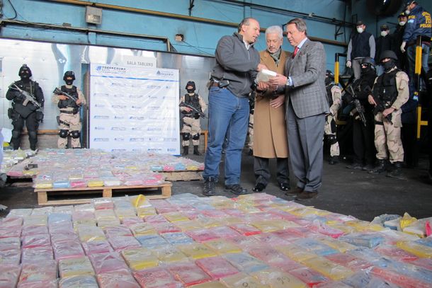 Quemaron más de 700 kilos de cocaína en Dock Sud