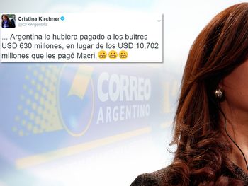 Cristina criticó al Gobierno en Twitter