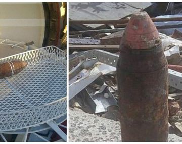 ¿Explotará? Detonarán en Hudson la bala de cañón que encontraron en Morón