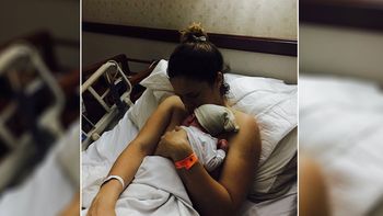 Paula Chaves tras dar a luz a Baltazar. Paula Chaves tras dar a luz a Baltazar.