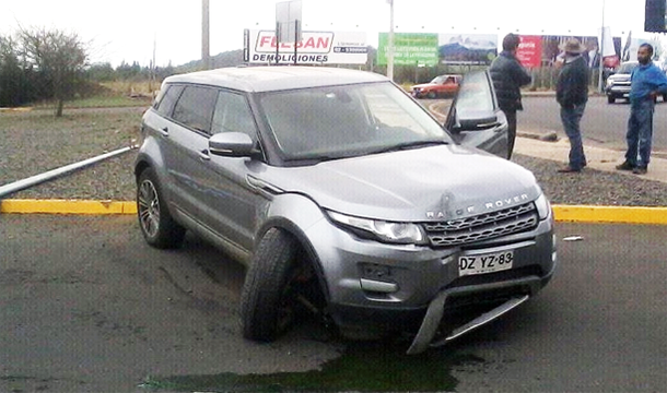 Se accidentó Benjamín Vicuña en Santiago de Chile