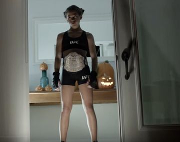 Una Ronda Rousey en miniatura asustó a todos en la noche de Halloween