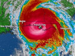 Michael ya es una tormenta tropical categoría 4 con vientos de 225 kilómetros por hora