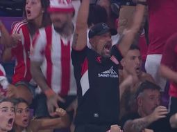 la reaccion de veron en la tribuna, en el gol agonico de estudiantes la reaccion de veron en la tribuna, en el gol agonico de estudiantes
