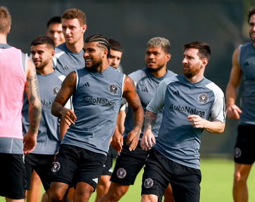 El juego con el que Messi se divirtió en el entrenamiento de Inter Miami