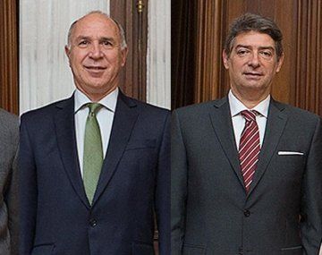 Rosenkrantz, Lorenzetti y Rosatti, jueces de la Corte Suprema.