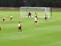 a lo lamela: lanzini dejo a todos con la boca abierta con este golazo de rabona a lo lamela: lanzini dejo a todos con la boca abierta con este golazo de rabona