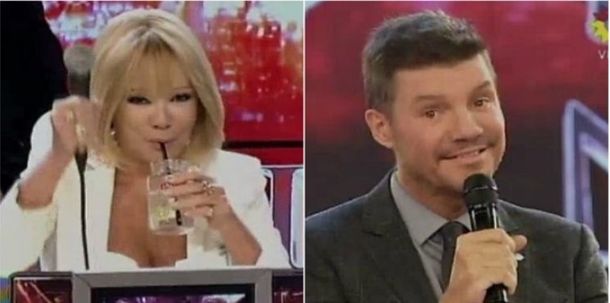 Solita se tomó un gin tonic en el jurado y se cruzó con Marcelo Tinelli