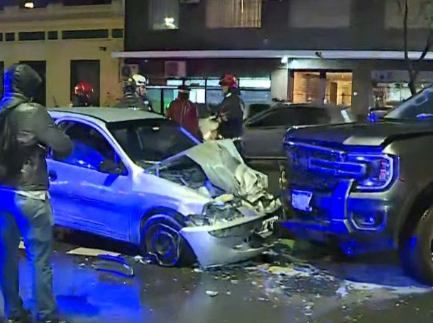 Así fue el choque en Chacarita: en contramano y a toda velocidad