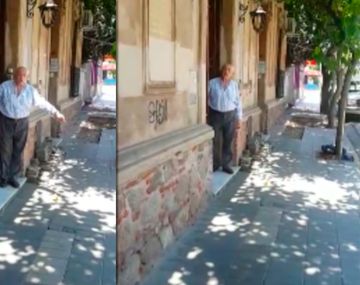 Tenía prisión domiciliaria por delitos de lesa humanidad y fue escrachado en la calle