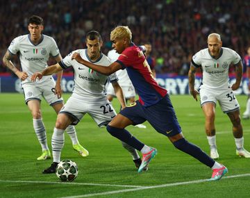 Barcelona e Inter empataron 3-3 en un vibrante duelo de semifinales de Champions League​
