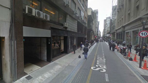 Lo encontraron en una oficina en Sarmiento al 412