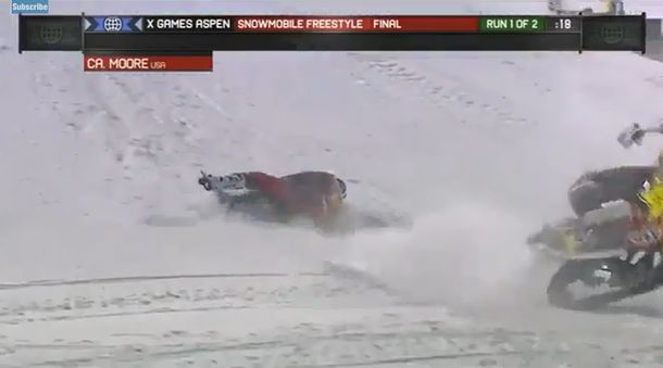 Espectacular accidente fatal en los juegos de invierno