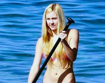 La hija de un músico de rock deslumbró con su cuerpo