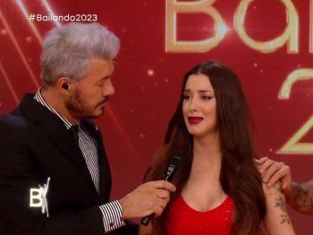 Juliana Díaz se quebró en el Bailando al hablar de Maxi Giudici