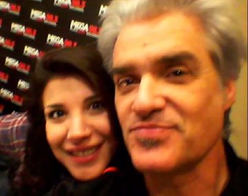 La divertida charla de Andrea Rincón y Roberto Pettinato en Mega 98.3