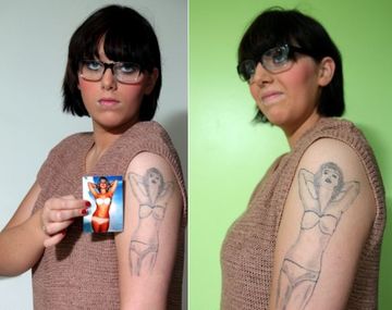 La víctima del peor tatuador de la historia