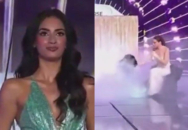 VIDEO: el impactante accidente de una participante de “Miss Universe Latina”