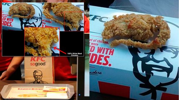 ¿Rata o pollo? La cadena de comidas rápidas respondió por la foto que se hizo viral
