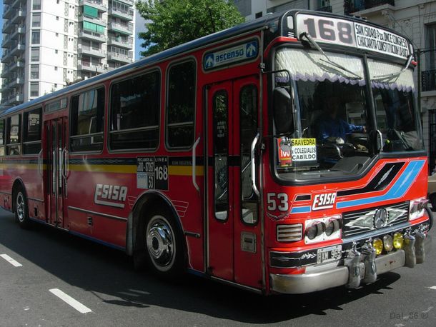 Paro de choferes en la línea 168