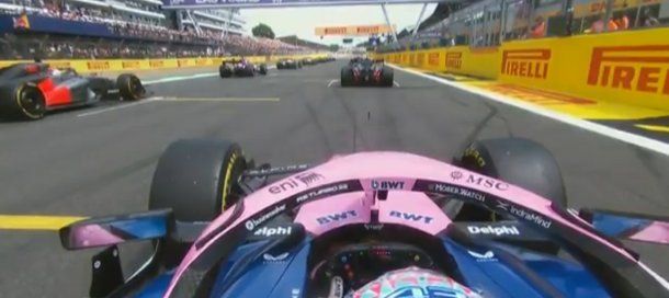Espectacular largada de Colapinto en la Sprint del GP de Gran Bretaña