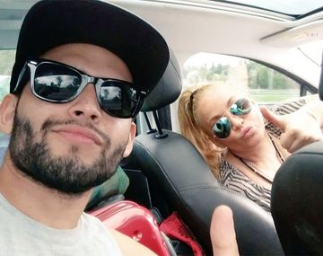 María Eugenia Ritó se sacó una foto antes de entrar a la clínica