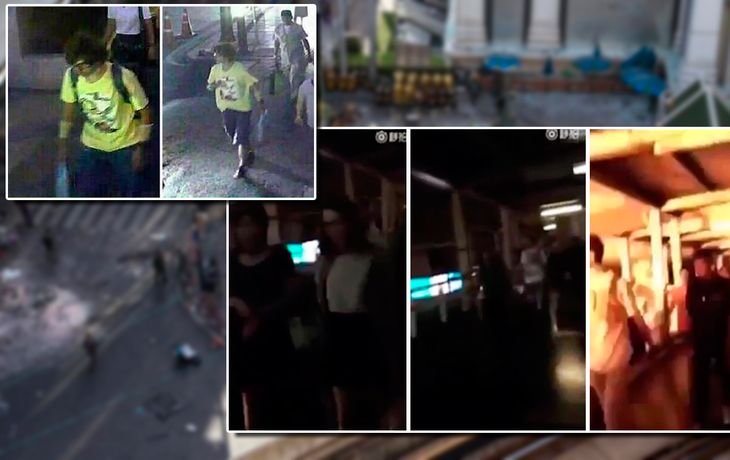 Explosión en Bangkok: identifican en video al supuesto autor del ataque