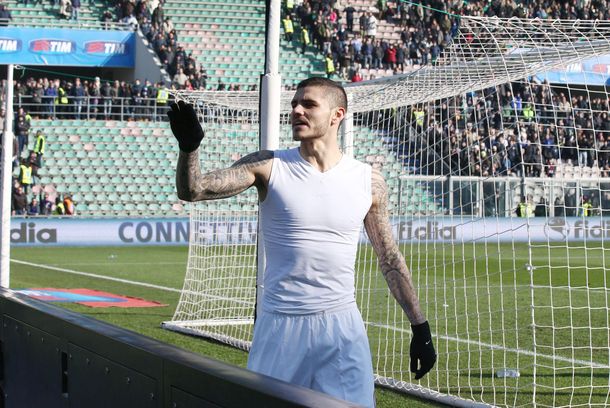 Los hinchas del Inter le pidieron respeto al cuestionado Mauro Icardi