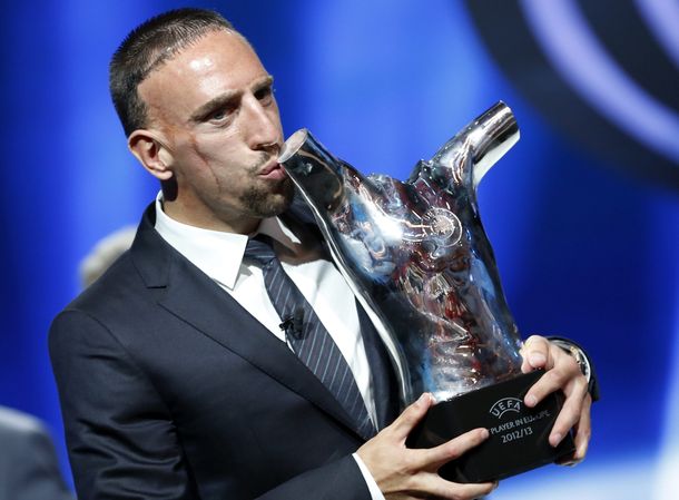 Ribéry le ganó a Messi como mejor jugador de Europa
