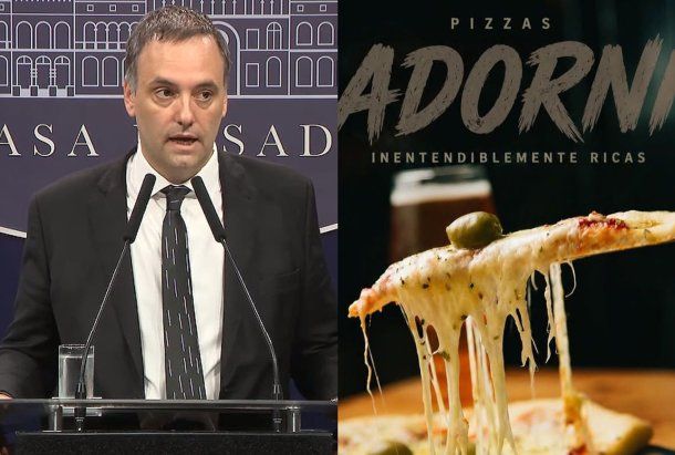 Reconocido bar de General Pacheco lanzó las Pizzas Adorni porque son inentendiblemente ricas