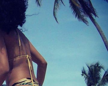 La foto hot de Kate Rodríguez en la playa
