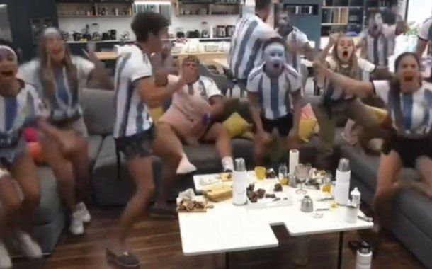 Así se gritó el gol de la Selección Argentina en Gran Hermano